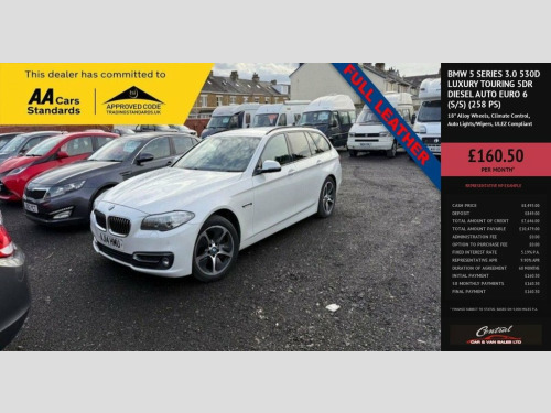 BMW 5 Series  3.0 530d Luxury Touring 5dr Diesel Auto Euro 6 (s/
