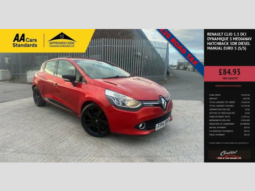 Renault Clio  1.5 dCi Dynamique S MediaNav Hatchback 5dr Diesel 