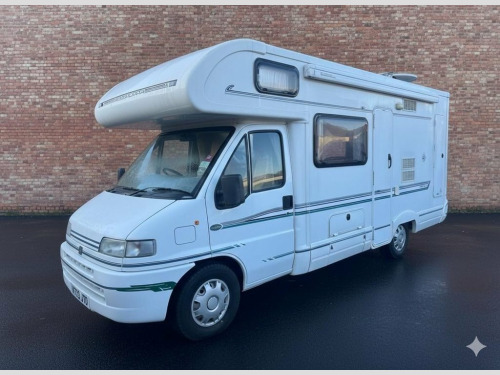 Bessacarr E605 EW  End Bathroom 4 Berth VIP Motorhome Full Size Fridg 