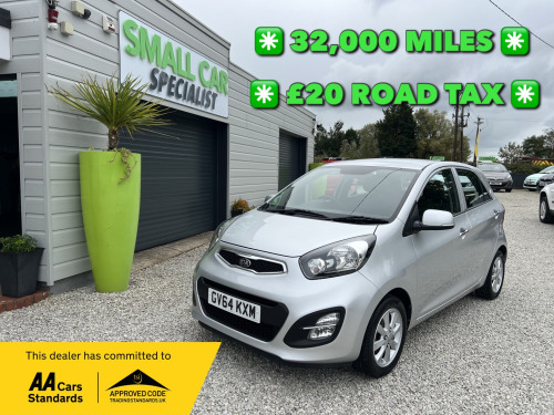 Kia Picanto  1.25 EcoDynamics 2 Hatchback 5dr Petrol Manual Euro 5 (s/s) (84 bhp)