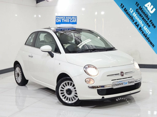 Fiat 500  1.2 LOUNGE 3d 69 BHP NATIONWIDE DELIVERY FROM &pou