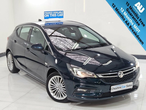 Vauxhall Astra  1.6i Turbo Elite Nav Hatchback 5dr Petrol Manual E