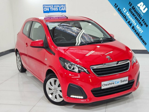 Peugeot 108  1.0 Active Hatchback 3dr Petrol Manual Euro 6 (68 