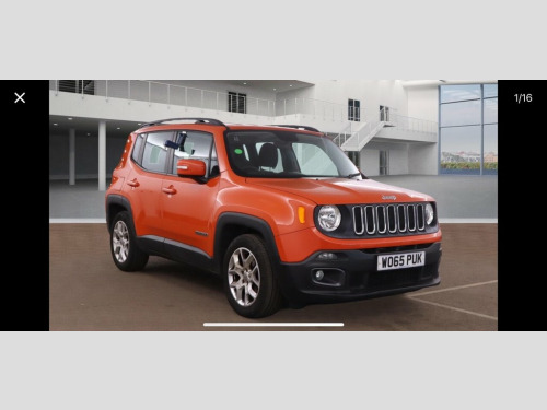Jeep Renegade  1.6 MultiJetII Longitude SUV 5dr Diesel Manual Eur