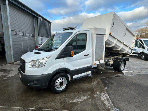 Ford Transit  350 2.2 TDCi 125BHP SINGLE CAB TIPPER STORAGE BOX REFUSE ARB