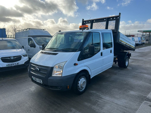 Ford Transit  2.2 TDCi 350 Double Crew Cab Tipper