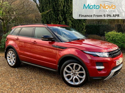 Land Rover Range Rover Evoque  2.2 SD4 DYNAMIC 5d 190 BHP BLACK AND RED LEATHER I
