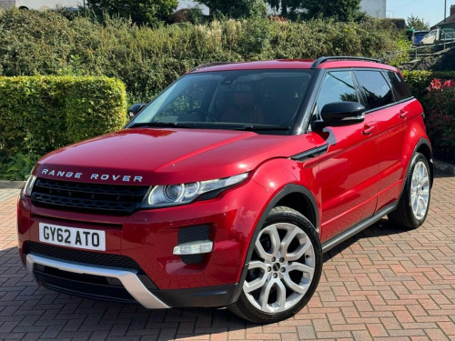 Land Rover Range Rover Evoque  2.2 SD4 DYNAMIC 5d 190 BHP BLACK AND RED LEATHER I