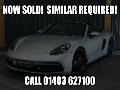 Porsche Boxster  2.5T GTS GPF Convertible 2dr Petrol PDK Euro 6 (s/