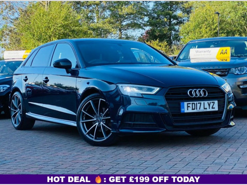 Audi A3  1.6 TDI Black Edition Sportback 5dr Diesel Manual 