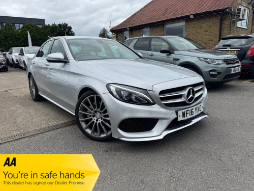 Mercedes-Benz C-Class  1.6 C200d AMG Line Saloon 4dr Diesel G-Tronic+ Euro 6 (s/s) (136 ps)