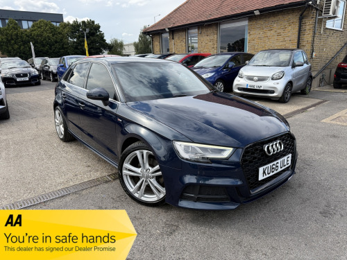 Audi A3  1.4 TFSI CoD S line Sportback 5dr Petrol S Tronic Euro 6 (s/s) (150 ps)