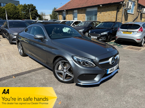 Mercedes-Benz C-Class C200 2.0 C200 AMG Line (Premium) Coupe 2dr Petrol 7G-Tronic+ Euro 6 (s/s) (184 p
