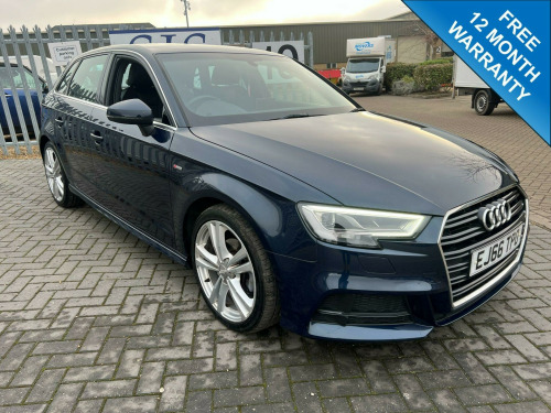 Audi A3  1.6 TDI S line Sportback S Tronic Euro 6 (s/s) 5dr