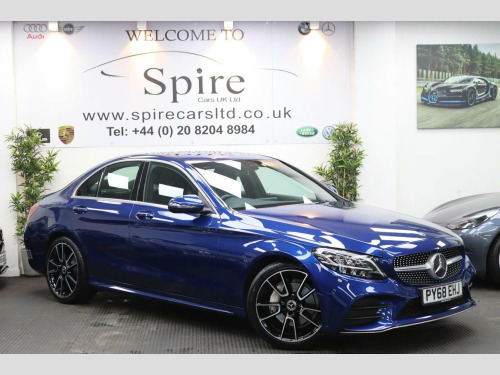 Mercedes-Benz C-Class C200 1.5 C200 MHEV EQ Boost AMG Line G-Tronic+ Euro 6 (s/s) 4dr
