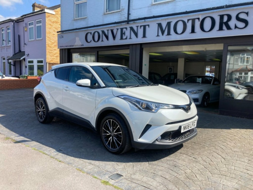 Toyota C-HR  1.2 EXCEL 5d 114 BHP SAT NAV, 1/2 LEATHER HEATED S