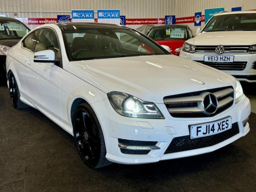 Mercedes-Benz C-Class C180 1.6 C180 AMG Sport Edition Coupe 2dr Petrol G-Tron