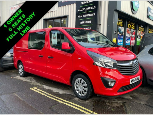 Vauxhall Vivaro  1.6 CDTi 2900 BiTurbo ecoTEC Sportive Crew Van Dou