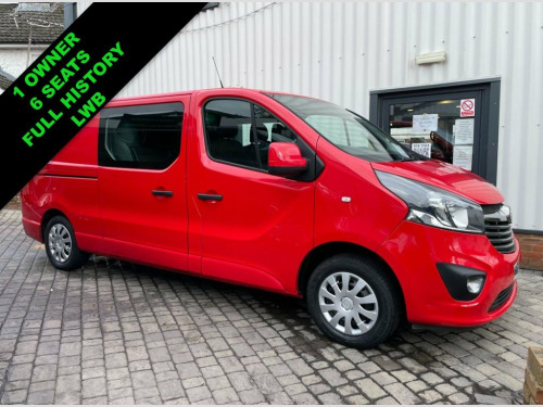 Vauxhall Vivaro  1.6 CDTi 2900 BiTurbo ecoTEC Sportive Crew Van Dou