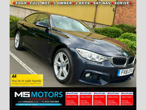 BMW 4 Series  2.0 420d M Sport xDrive Euro 6 (s/s) 5dr