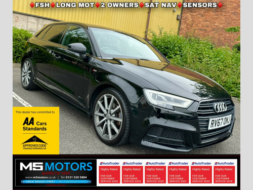 Audi A3  2.0 TDI Black Edition Sportback S Tronic Euro 6 (s/s) 5dr