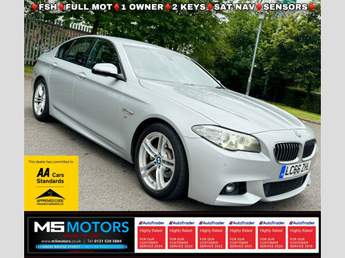 BMW 5 Series  2.0 520d M Sport Auto Euro 6 (s/s) 4dr