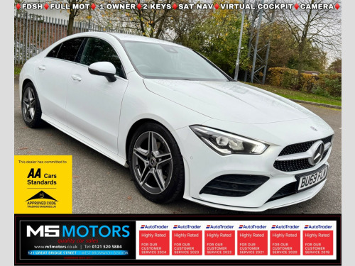 Mercedes-Benz CLA  1.3 CLA180 AMG Line Coupe 7G-DCT Euro 6 (s/s) 4dr