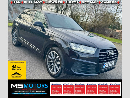 Audi Q7  3.0 TDI V6 S line Tiptronic quattro Euro 6 (s/s) 5dr