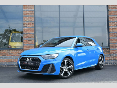 Audi A1  1.5 SPORTBACK TFSI S LINE 5d 148 BHP TURBO BLUE / 