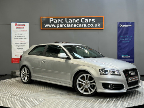 Audi A3  S3 Quattro 3dr ** BLACK/RED LEATHER - 13 SERVICES **