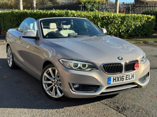 BMW 2 Series  2.0 218d Luxury Convertible 2dr Diesel Auto Euro 6