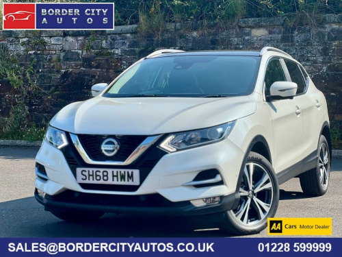 Nissan Qashqai  1.5 DCI N-CONNECTA 5d 114 BHP 2018 QASHQAI IN WHIT