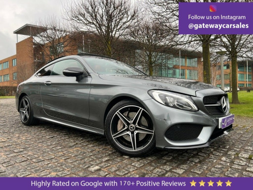 Mercedes-Benz C-Class C300 2.0 C300 AMG Line (Premium) Coupe 2dr Petrol G-Tro