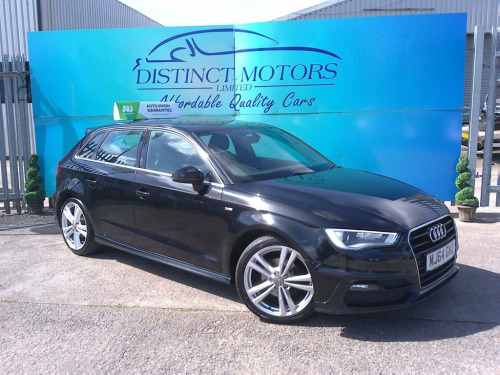 Audi A3  2.0 TDI S LINE 5d 148 BHP ONLY 1 FORMER OWNER+NEW 