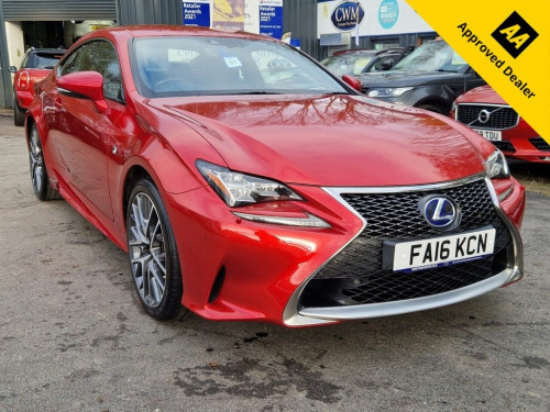 Lexus RC  2.5 300h F Sport Coupe 2dr Petrol Hybrid CVT Euro 