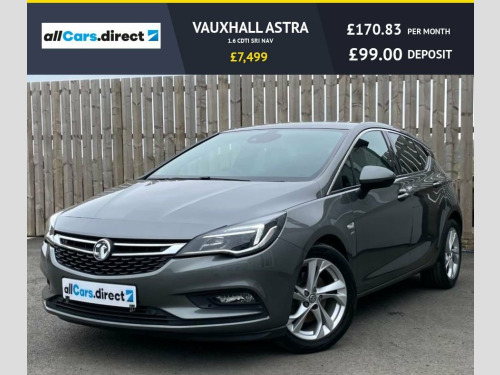 Vauxhall Astra  1.6 CDTI SRI NAV APPLE CAR PLAY!