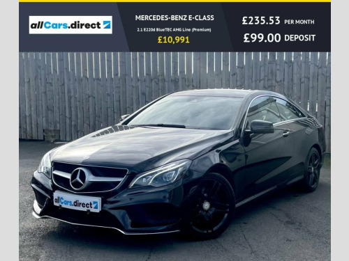 Mercedes-Benz E-Class  2.1 E220d BlueTEC AMG Line (Premium)  REV CAMERA! 