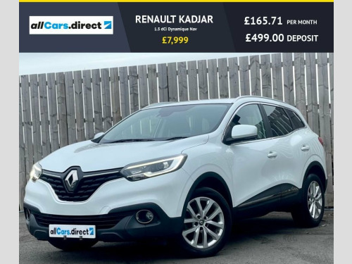 Renault Kadjar  1.5 dCi Dynamique Nav FSH!  £0 FREE ROAD TAX