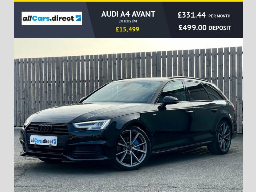 Audi A4 Avant  2.0 TDI S line  STUNNING BLACK STYLING LOOK! 