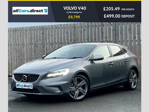 Volvo V40  2.0 D4 R-Design Pro  FREE RAOD TAX!  HIGH MPG! 