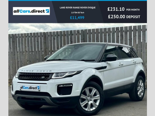 Land Rover Range Rover Evoque  2.0 TD4 SE Tech FSH! PAN ROOF! REV CAM! HTD SEATS!