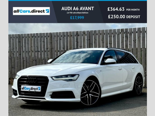 Audi A6  2.0 TDI ultra Black Edition  BOSE / FSH! 