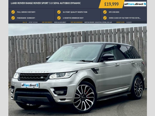 Land Rover Range Rover Sport  3.0 SDV6 AUTOBIO DYNAMIC FSH! GREAT SPEC & CON
