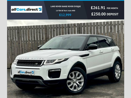 Land Rover Range Rover Evoque  2.0 TD4 SE Tech l Auto 4WD  FSH! GREAT CONDITION! 