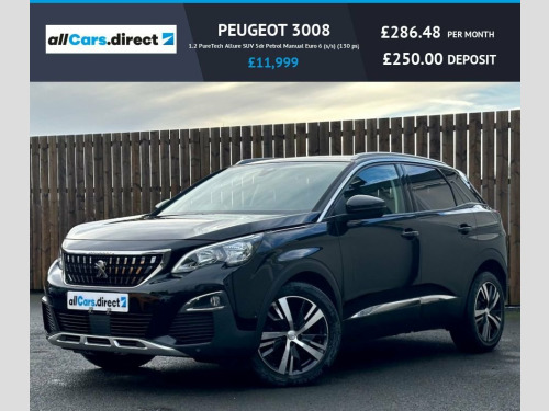 Peugeot 3008 Crossover  1.2 PureTech Allure SUV 5dr Petrol Manual Euro 6 ( 