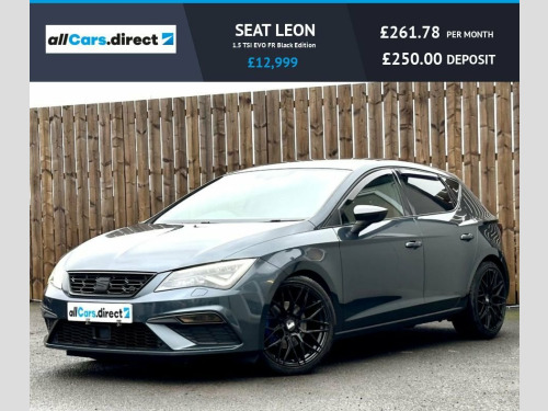 SEAT Leon  1.5 TSI EVO FR Black Edition  UPGRADED ALLOYS! VIR 