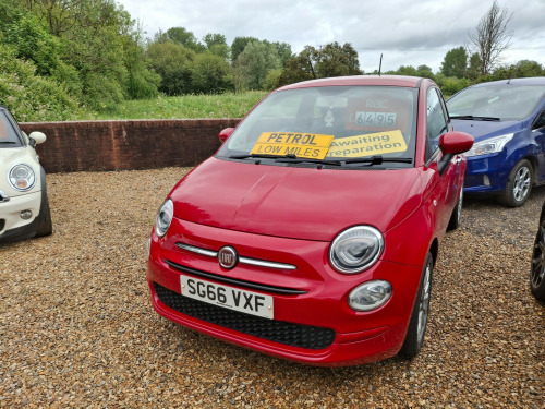 Fiat 500  1.2 ECO Pop Star Hatchback 3dr Petrol Manual Euro 6 (s/s) (69 bhp)