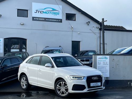 Audi Q3  2.0 TDI S Line Navigation 5dr Man, diesel, white + Â£35 road tax