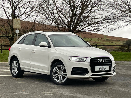 Audi Q3  2.0 TDI S Line Navigation 5dr Man, diesel, white + Â£35 road tax