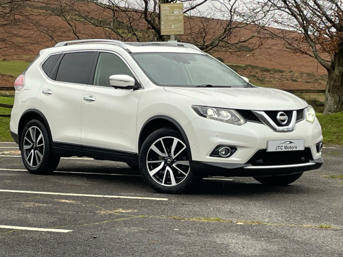 Nissan X-Trail  1.6 dCi Tekna 5dr Auto [7 Seat], diesel, white + top of the range